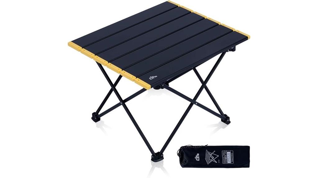 lightweight portable camping table