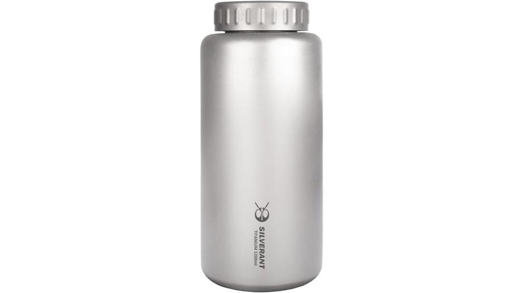 lightweight titanium water bottle