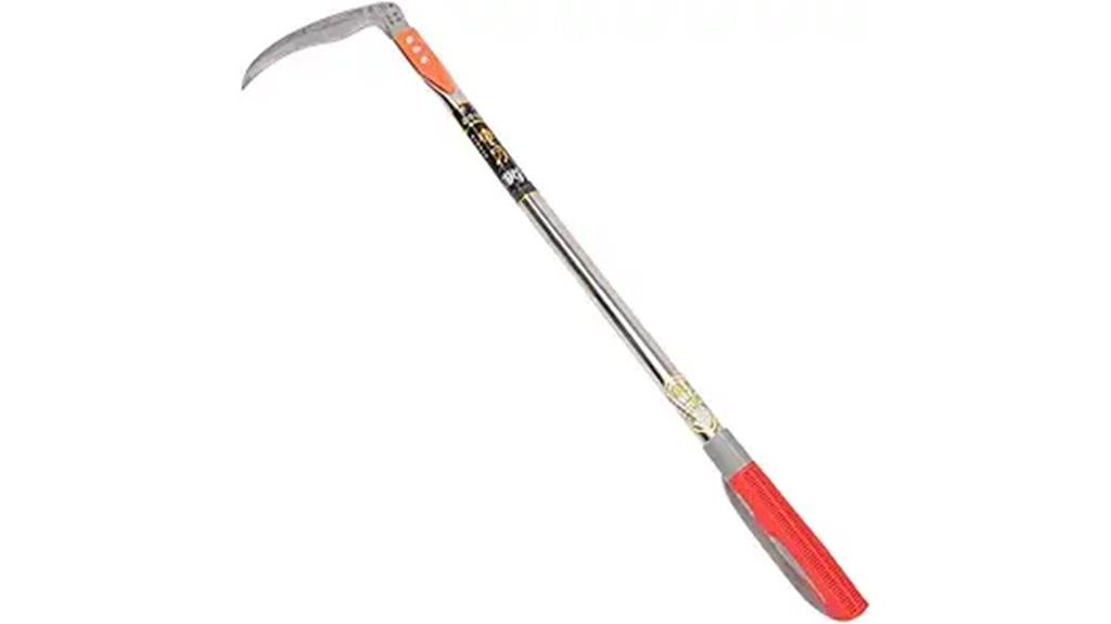 long handled garden sickle