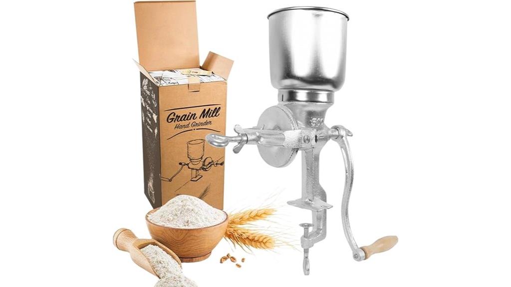 manual grain and nut grinder