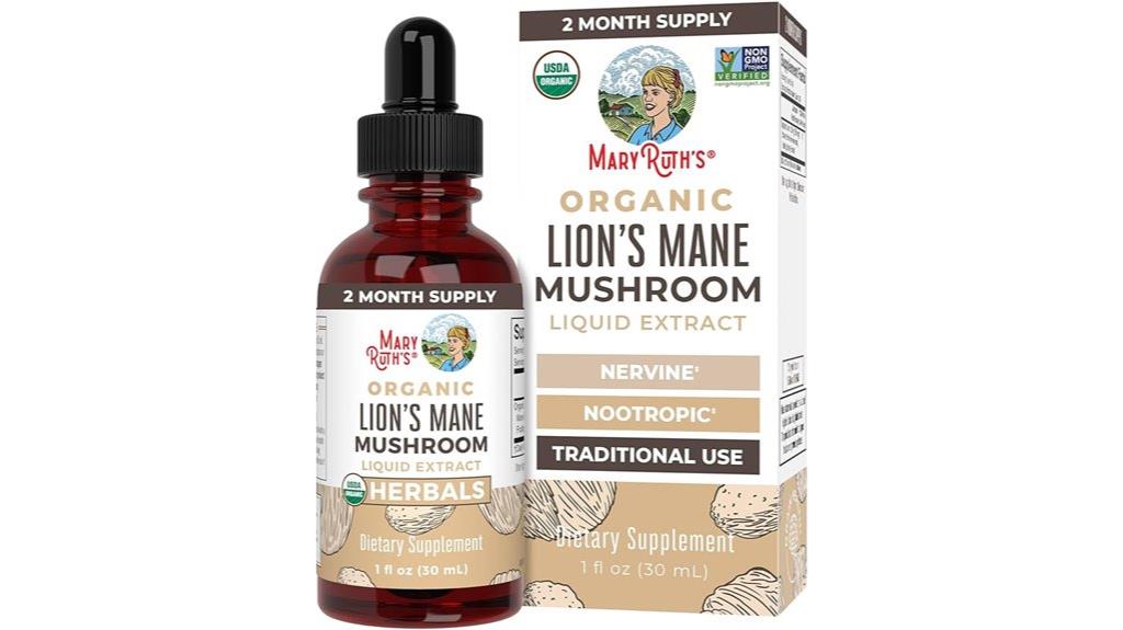 maryruth lions mane supplement