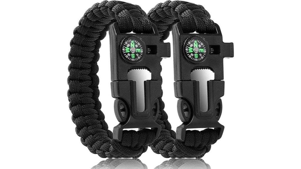 men s paracord survival bracelets