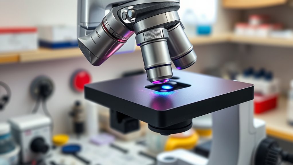 microscope factors for spores