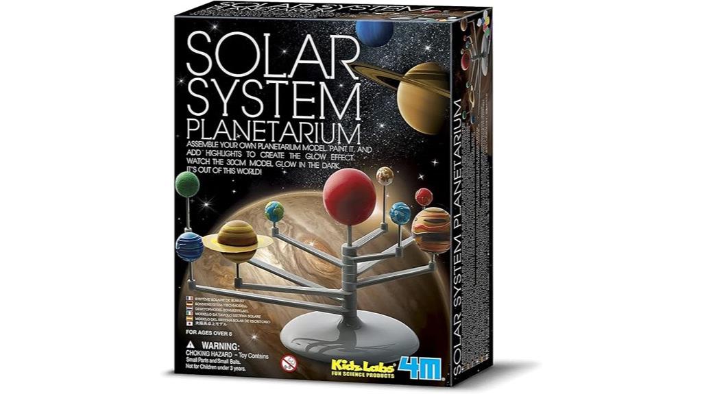 miniature solar system model