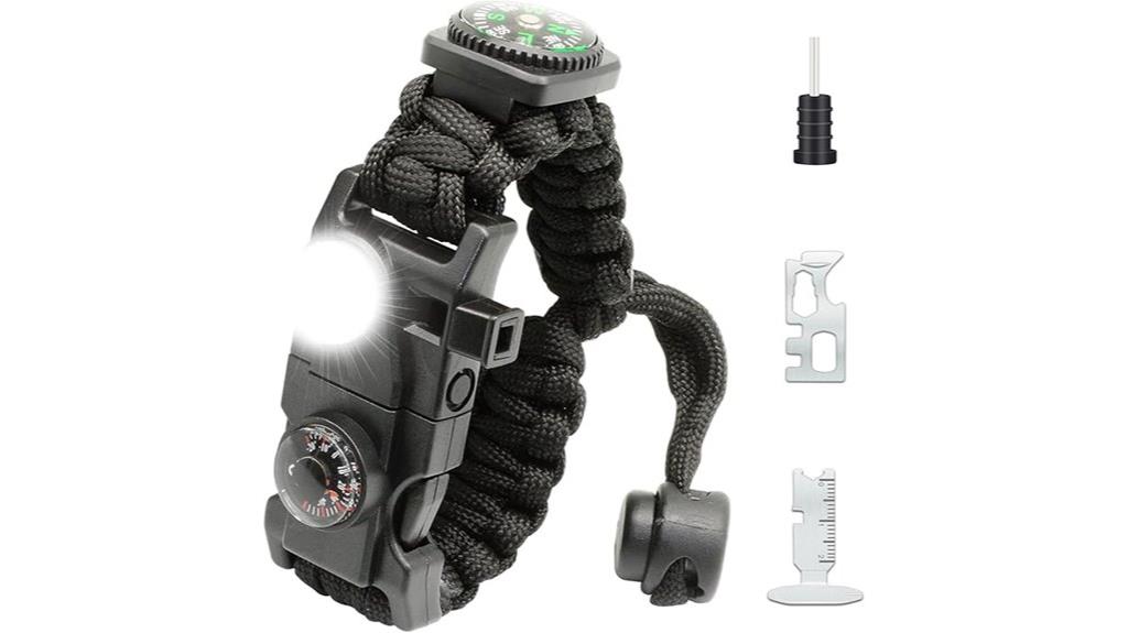 multi tool survival bracelet kit