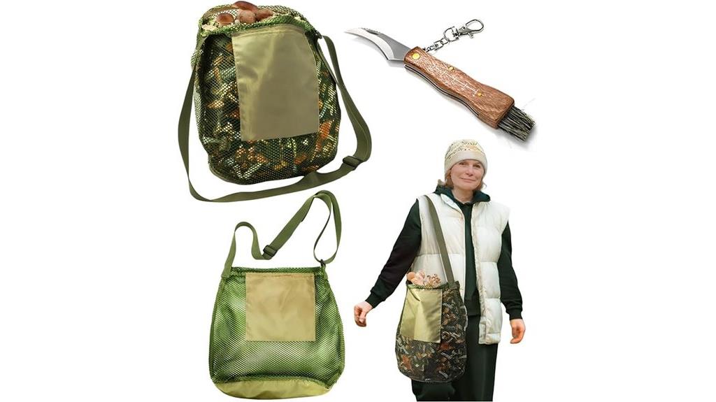 mushroom foraging bag kit