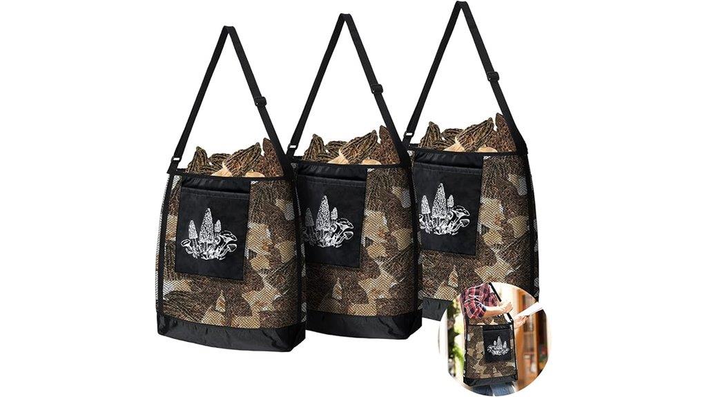 mushroom foraging bag set