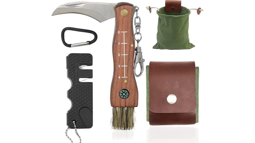 mushroom foraging kit set