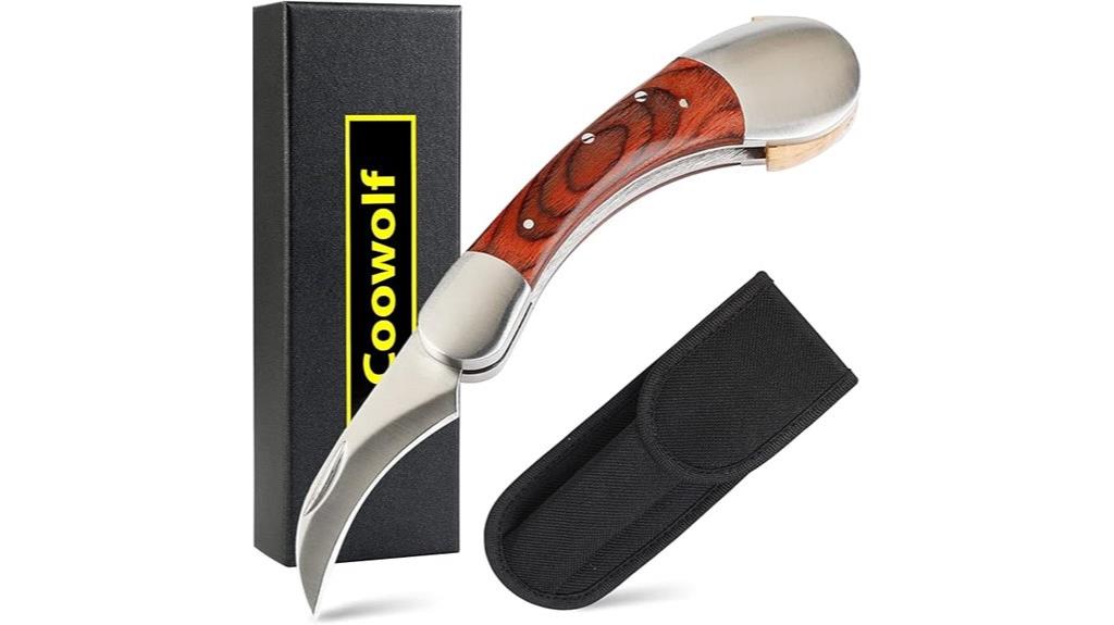 mushroom foraging knife set
