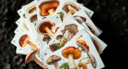 mushroom id flashcards guide