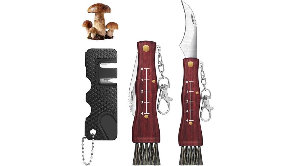 mushroom knife set included