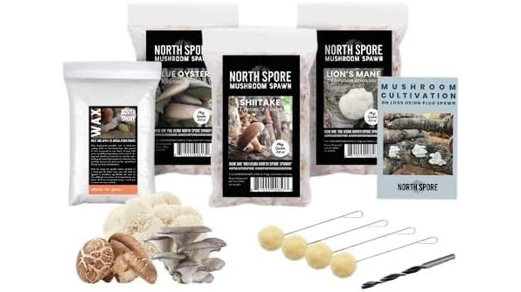 mushroom log inoculation bundle