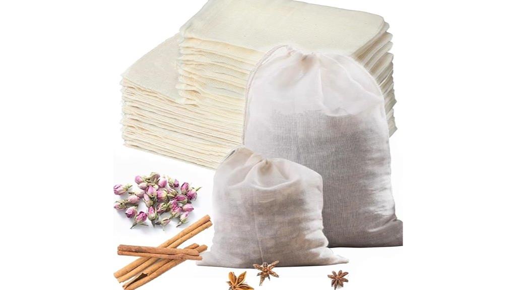 natural cotton spice bags