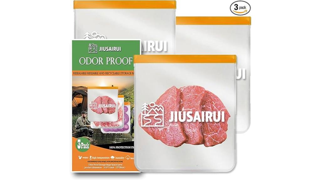 odor proof bear resistant backpacking bags