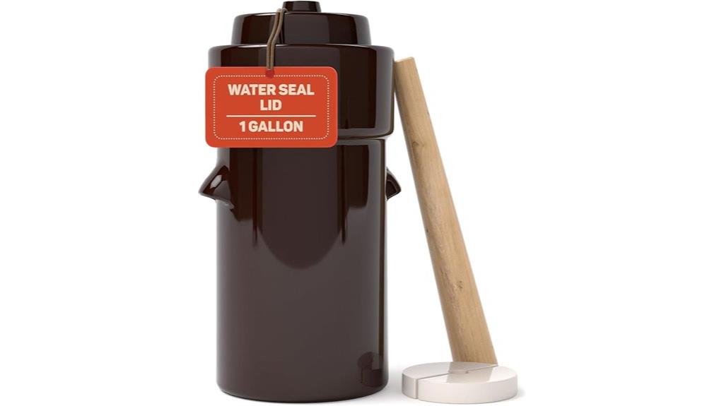 one gallon fermentation crock