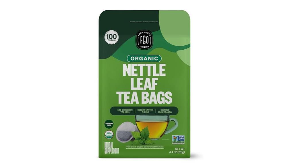 organic nettle leaf tea