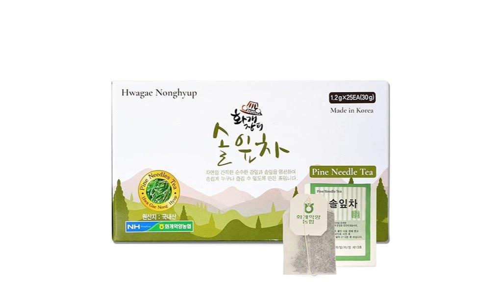 organic pine needle tea