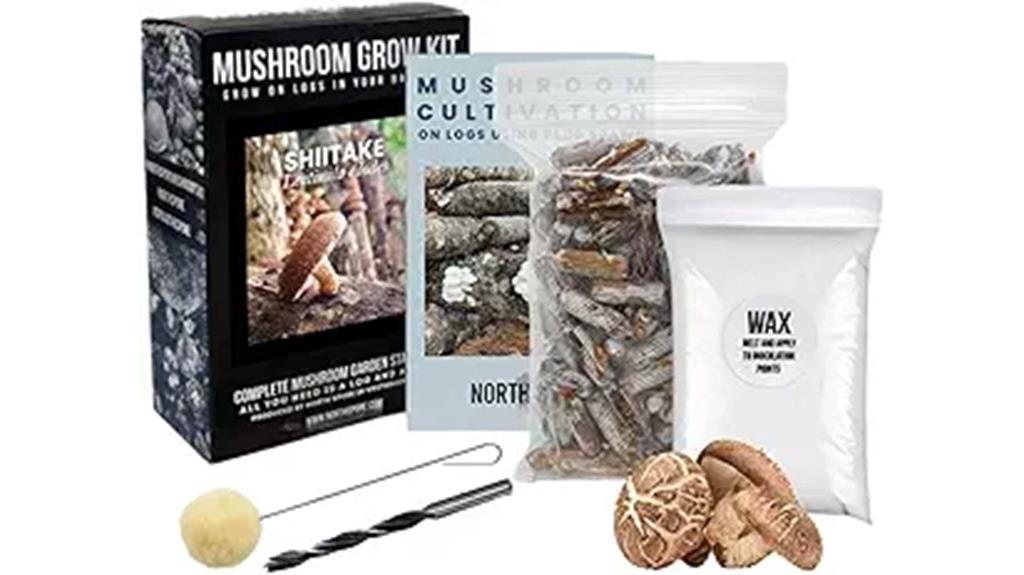 organic shiitake mushroom kit
