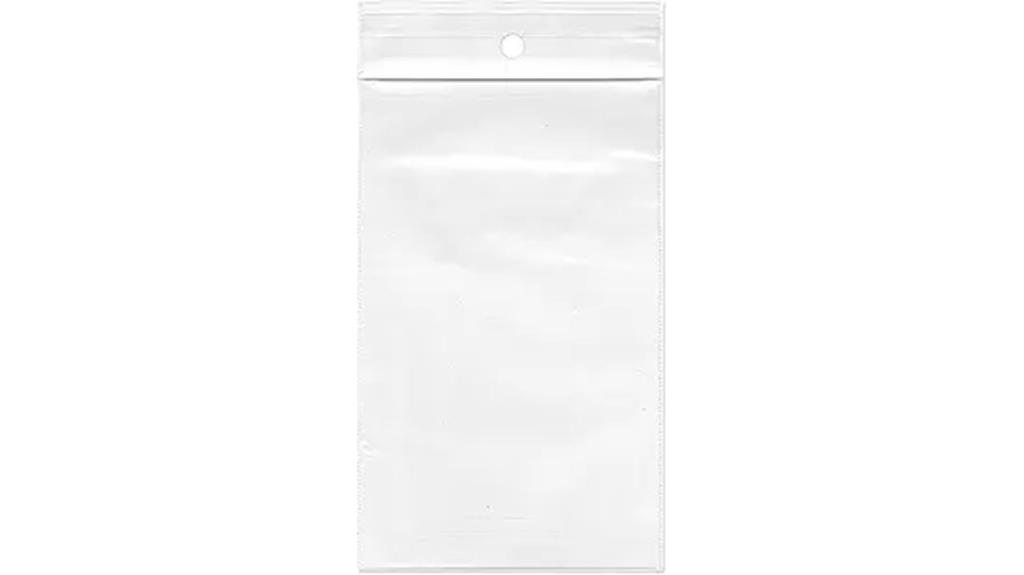 pack of 100 zipper bags
