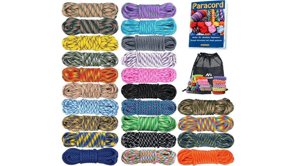 paracord kit 24 colors