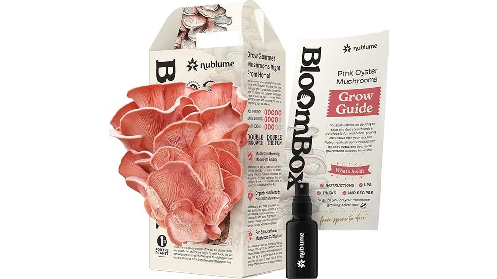 pink mushroom growing kit