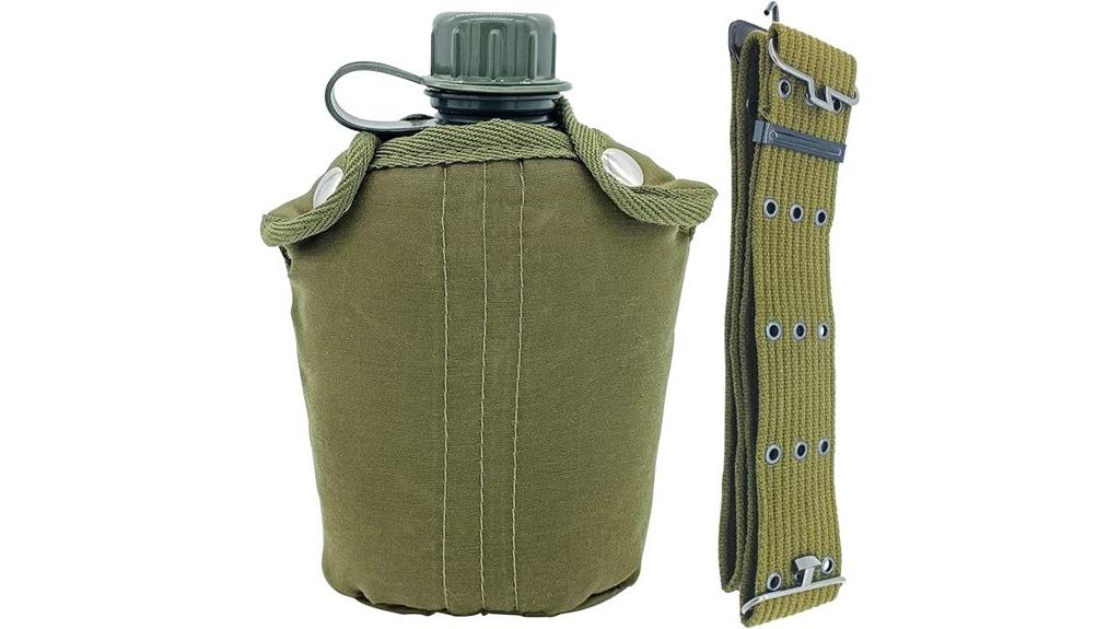 plastic military canteen set