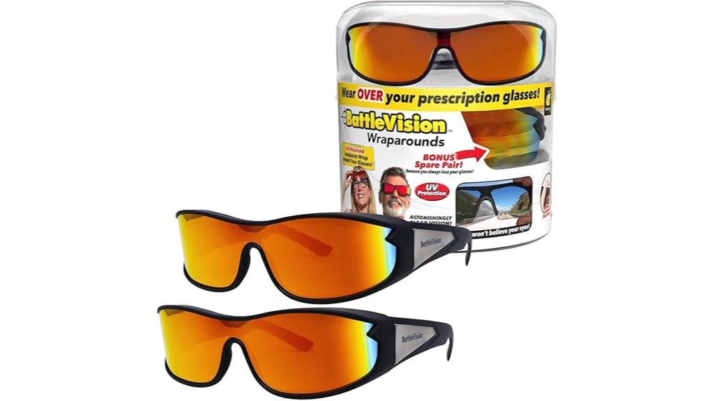 polarized wraparound sunglasses