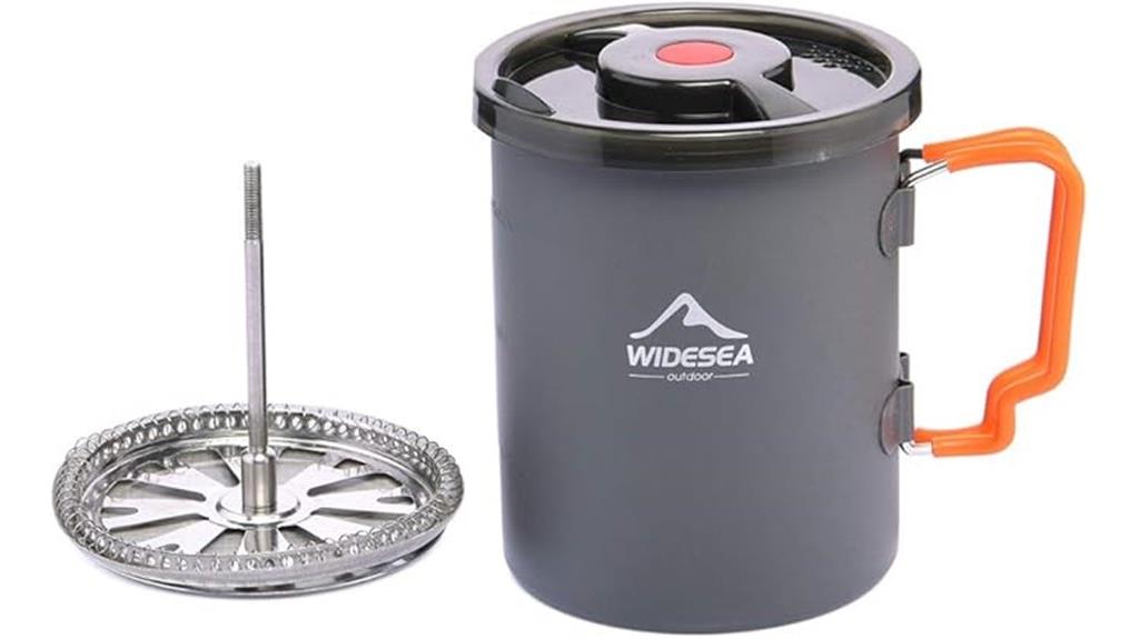 portable 750ml camping coffee pot