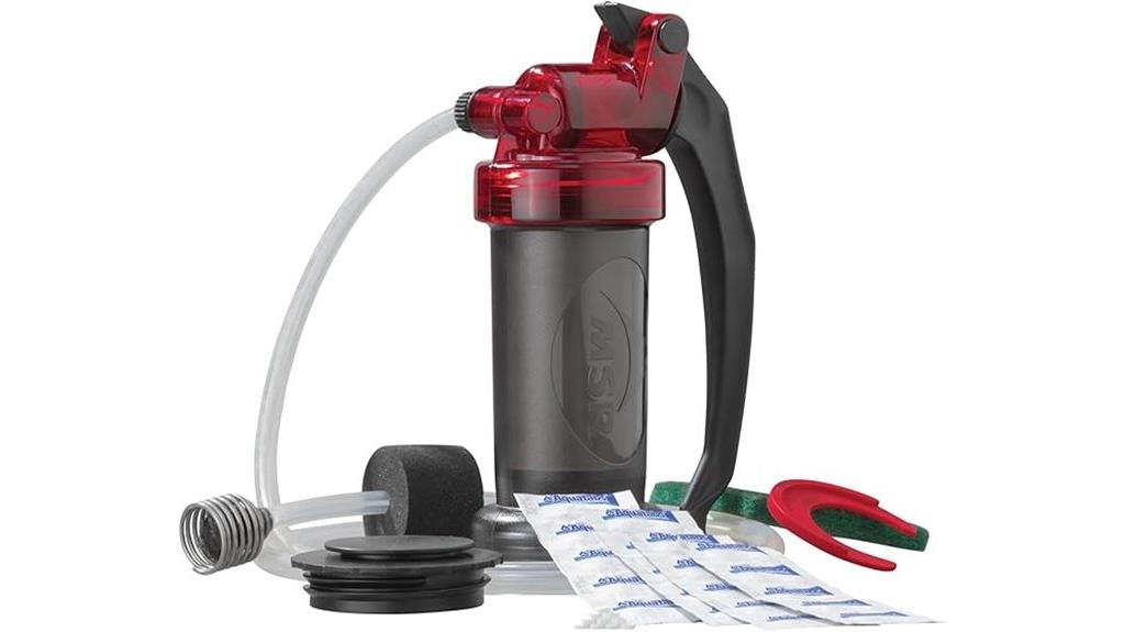 portable backcountry water purifier