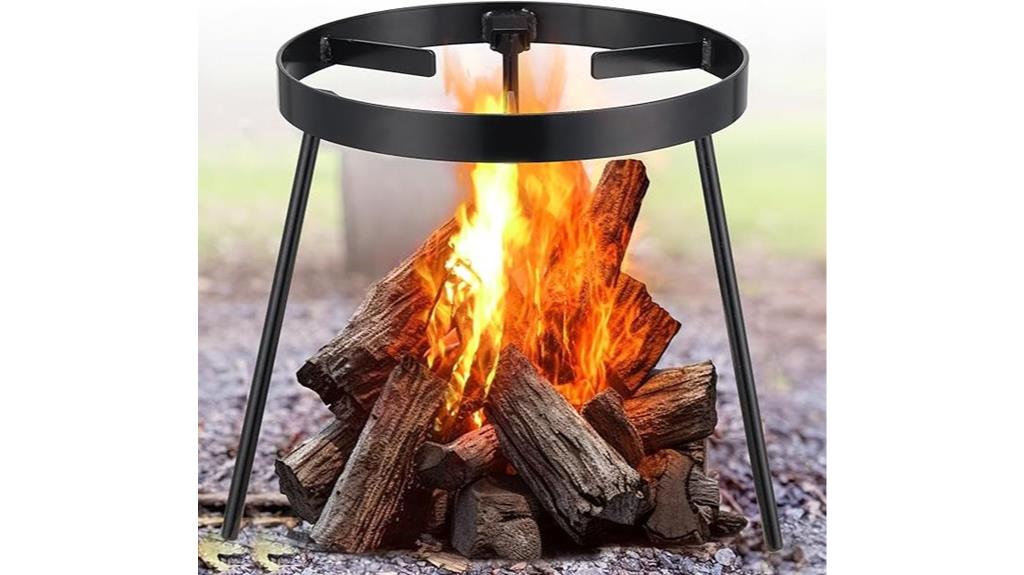 portable camping cooking tripod