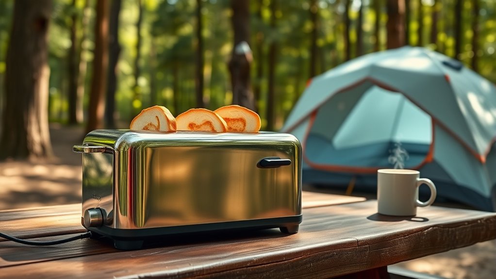 portable camping toaster options