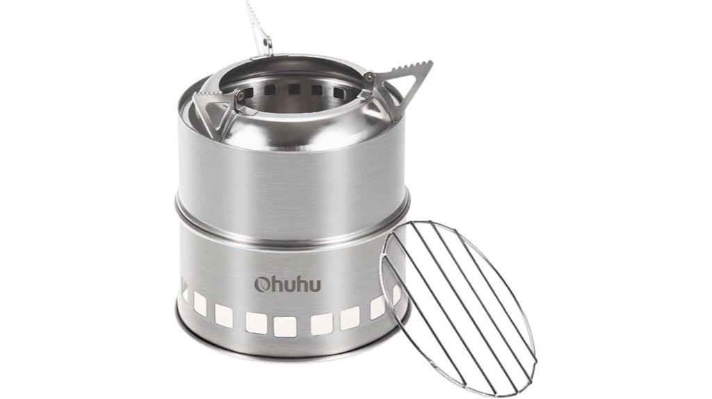 portable camping wood stove