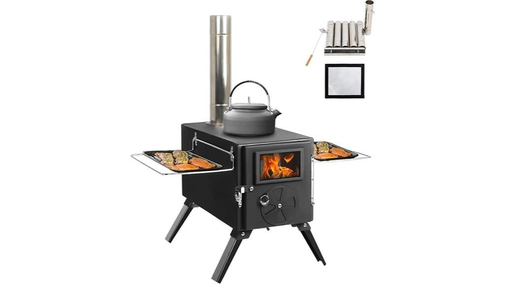 portable camping wood stove