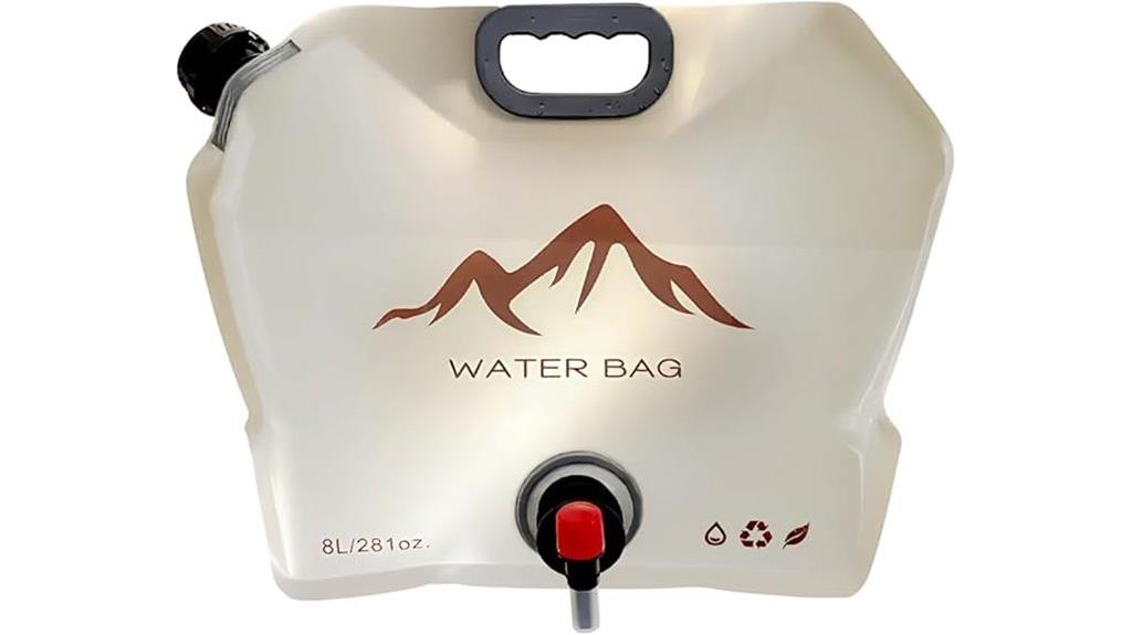 portable collapsible water container