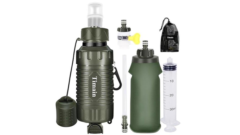 portable emergency water filter