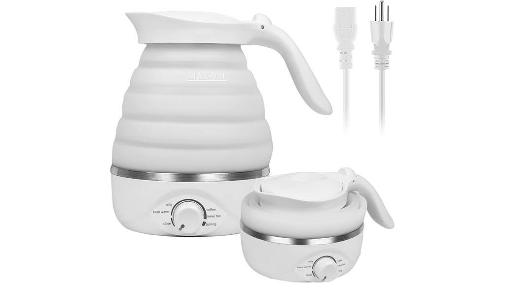 portable foldable electric kettle