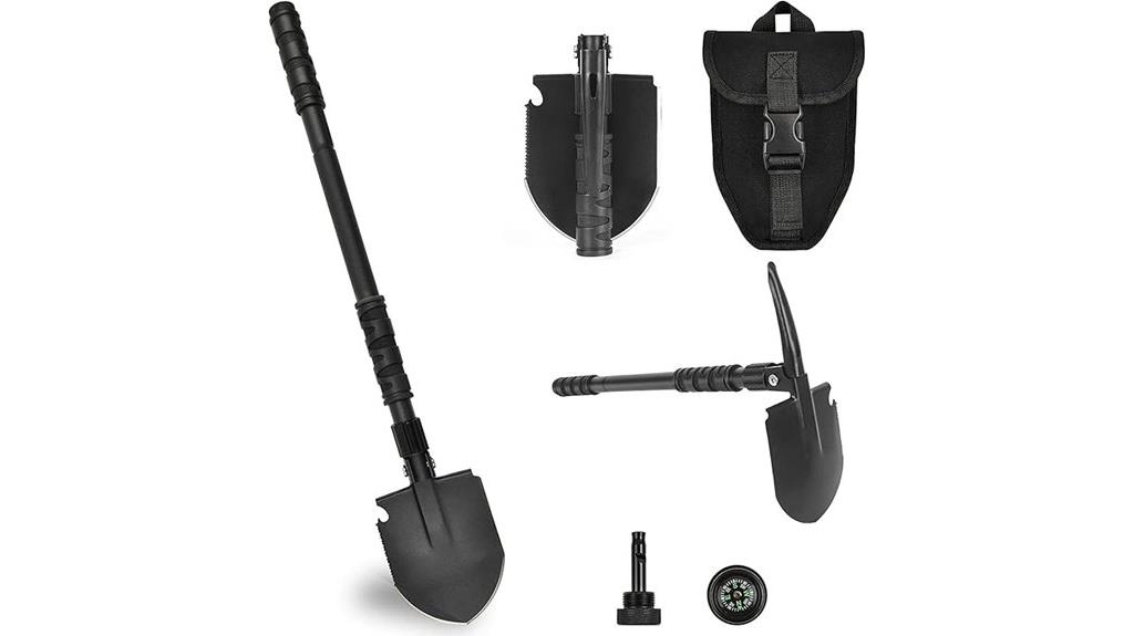 portable folding camping shovel