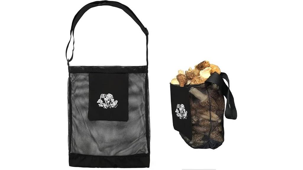 portable mushroom collecting bag
