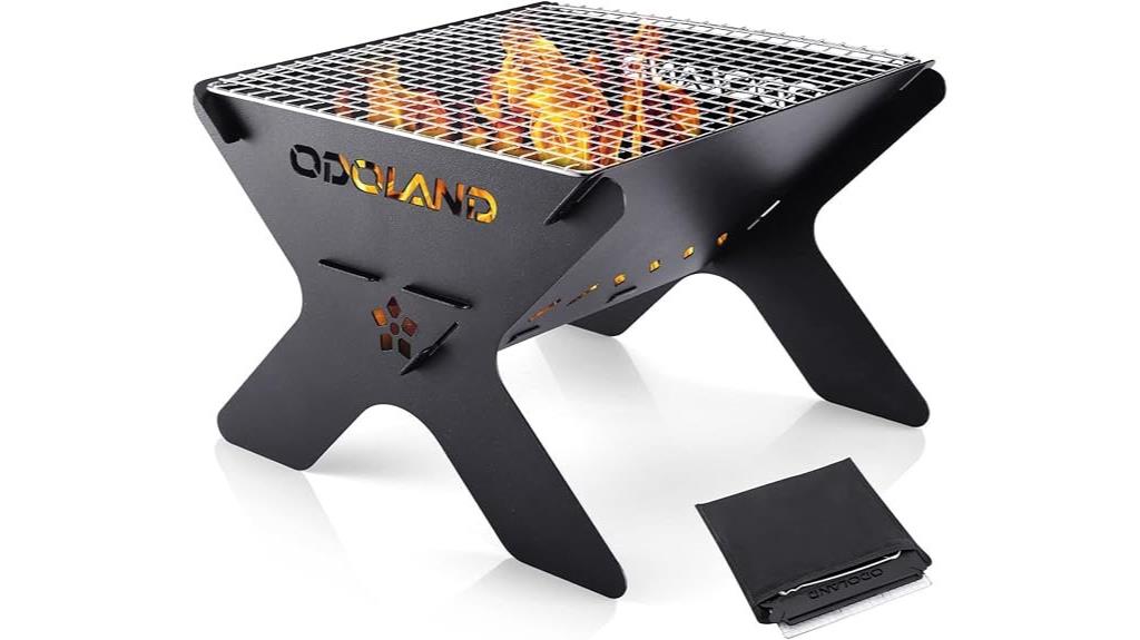 portable outdoor charcoal grill