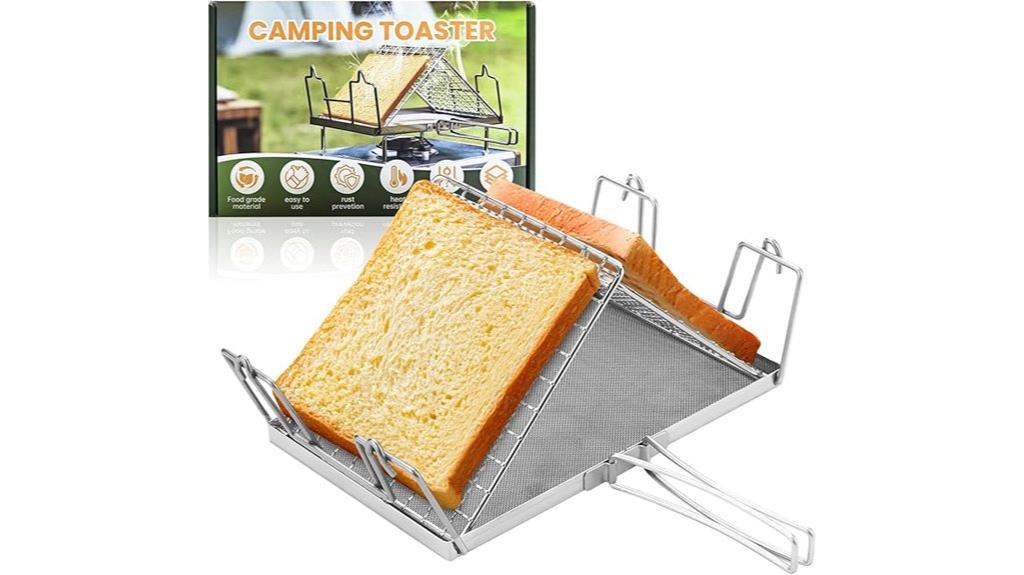 portable stainless steel toaster