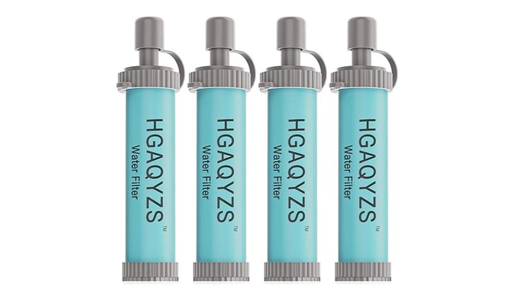 portable water filter straws