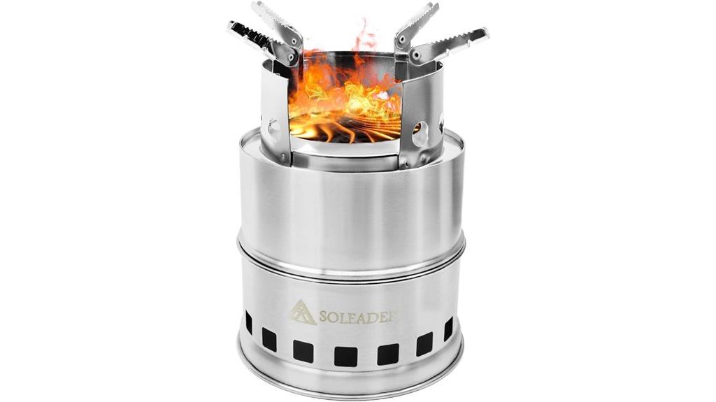 portable wood burning stove