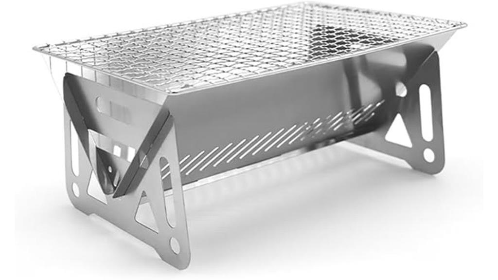 portable wood charcoal stove