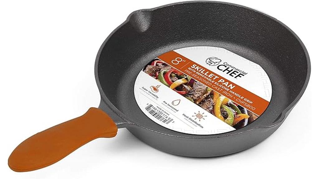 pre seasoned cast iron skillet