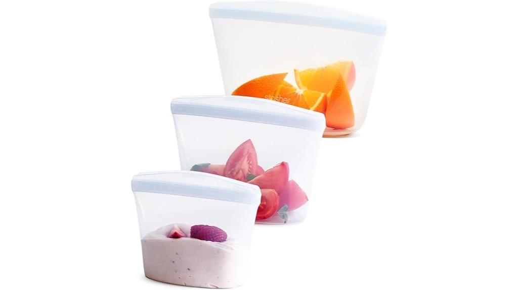 premium reusable silicone storage