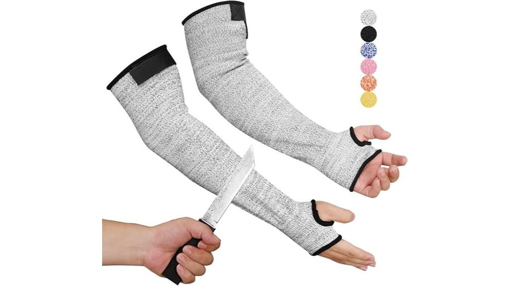 protective cut resistant arm sleeves