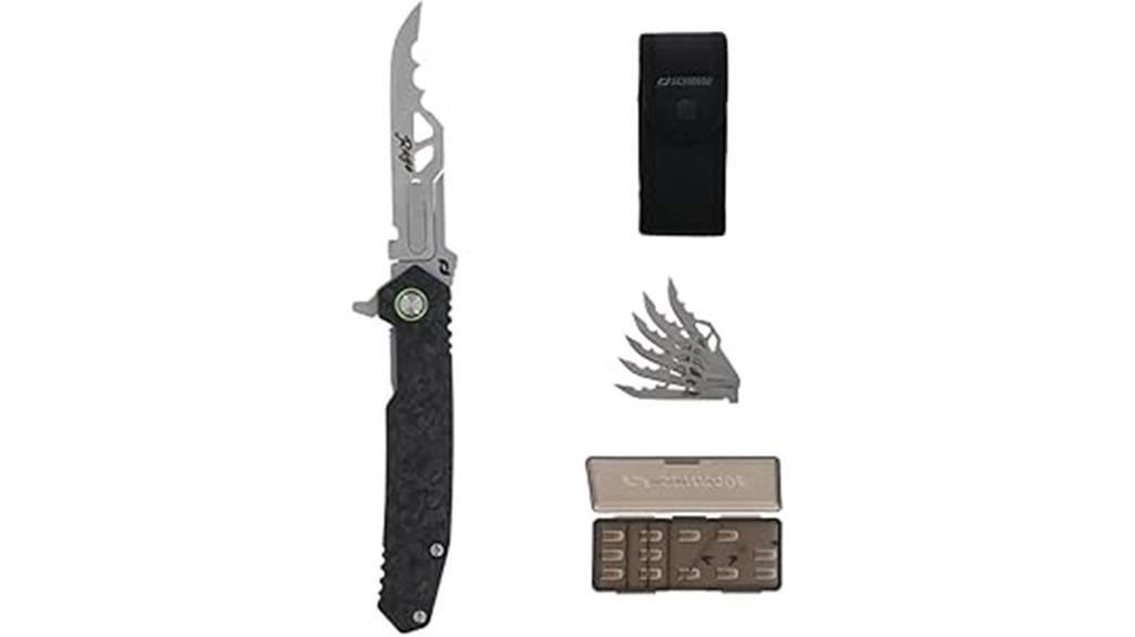 replaceable blade carbon fiber