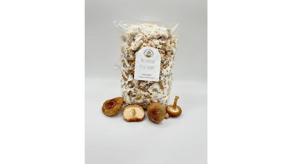shiitake mushroom spawn pack