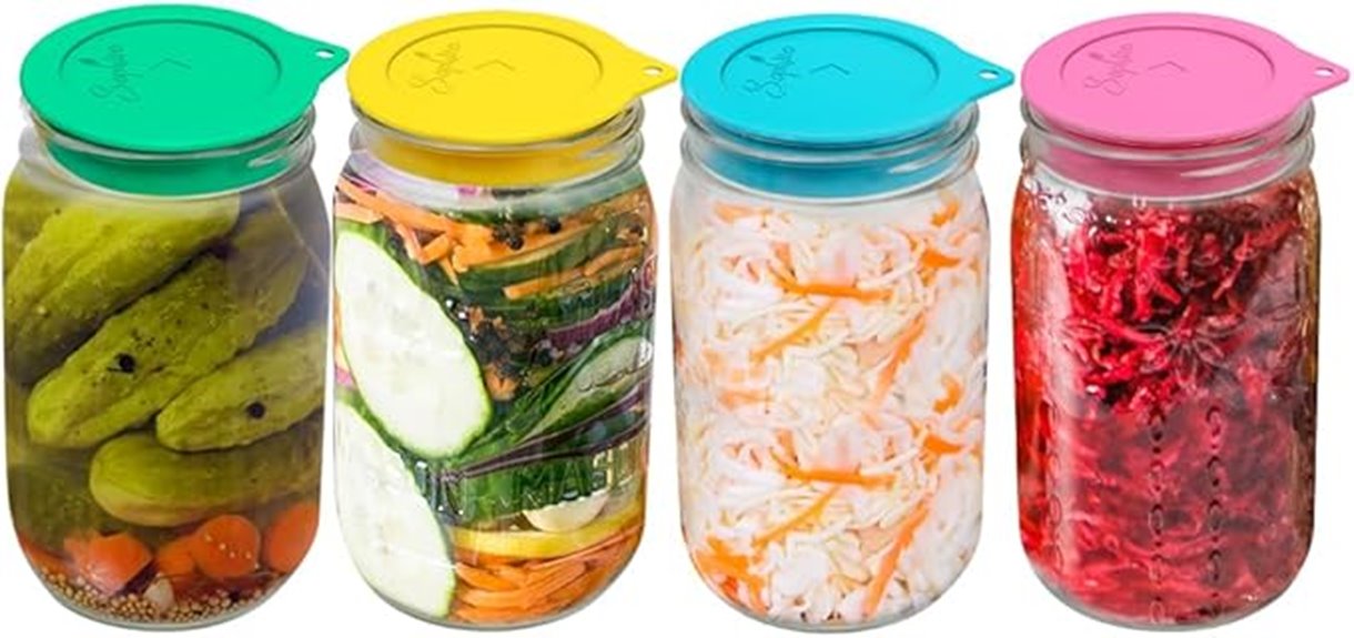 silicone fermenting lids pack