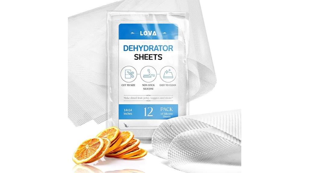 silicone food dehydrator sheets